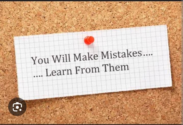 LEANING FROM/THROUGH MISTAKE